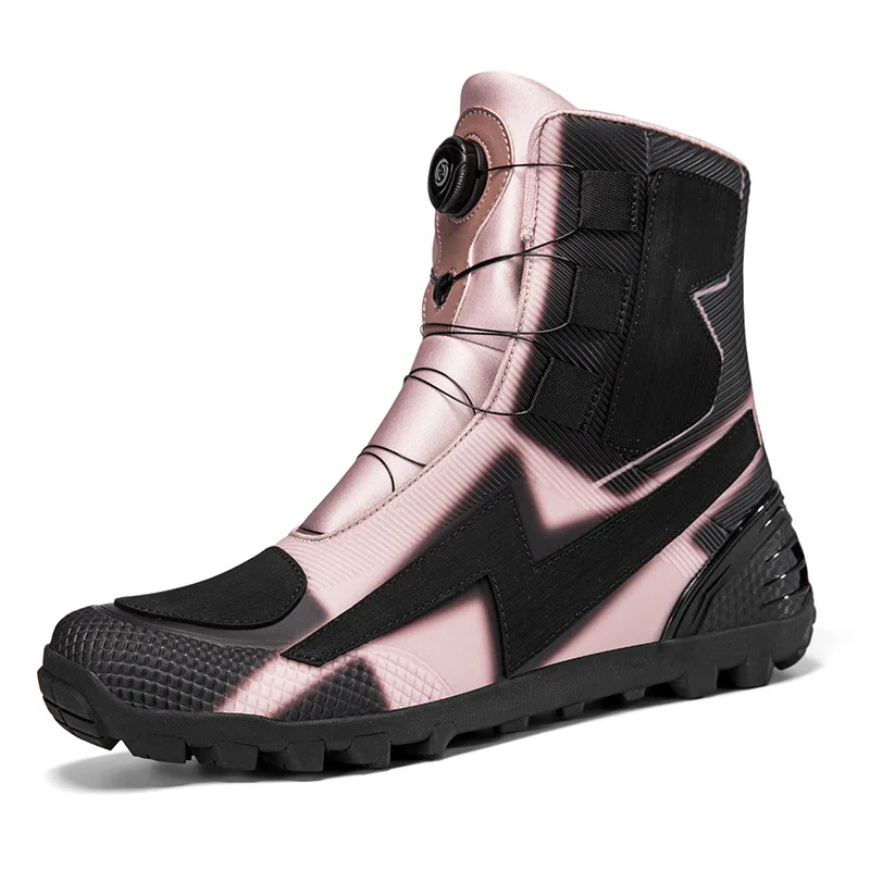 Men's Four Seasons Off Road Motorcycle Racing Boots Anti Slip Wear Resistant Shock Absorption Outdoor Riding Protective Shoes
Men's Four Seasons Off Road Motorcycle Racing Boots Anti Slip Wear Resistant Shock Absorption Outdoor Riding Protective Shoes