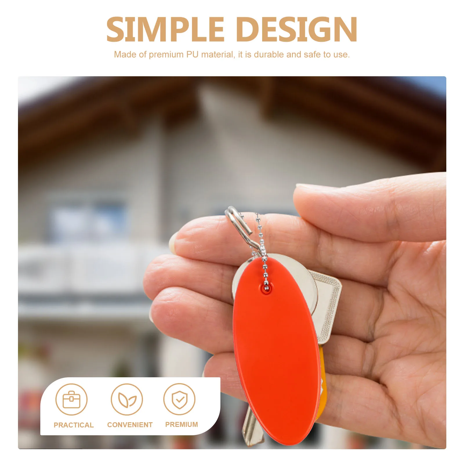 6 Pcs Pu Keychain Boating Accessories Float Keychains Buoy Ring Creative Floating Oval
6 Pcs Pu Keychain Boating Accessories Float Keychains Buoy Ring Creative Floating Oval