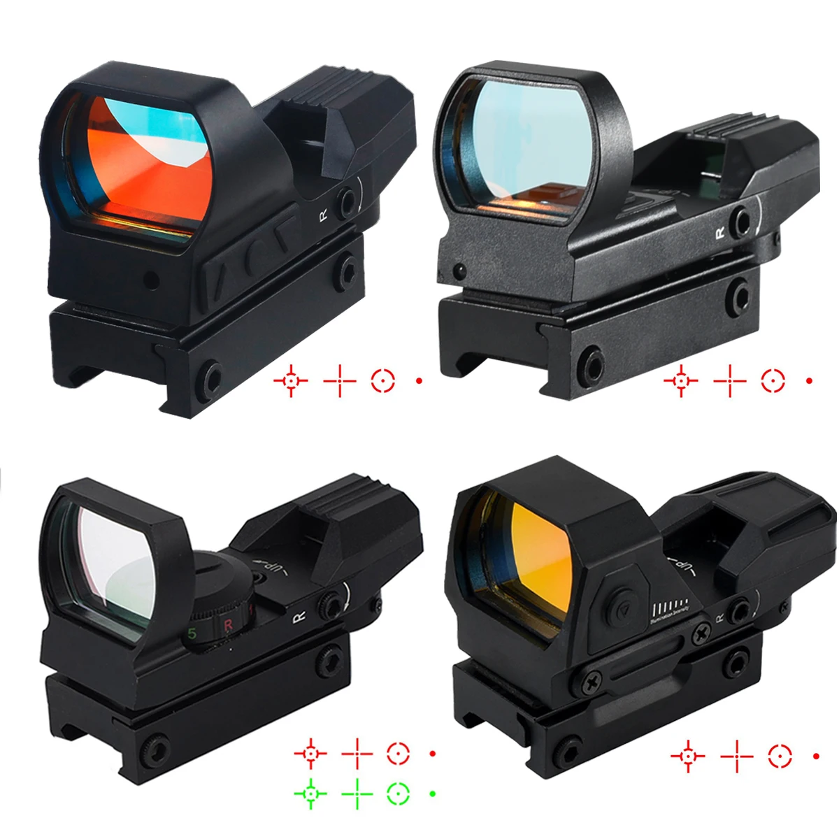 Compact HD101R Red Dot Sight Type-C USB Rechargeable Sight HD103 4 Reticle Red/Green Reflex Tactical Scope Holographic Dot Sight
Compact HD101R Red Dot Sight Type-C USB Rechargeable Sight HD103 4 Reticle Red/Green Reflex Tactical Scope Holographic Dot Sight