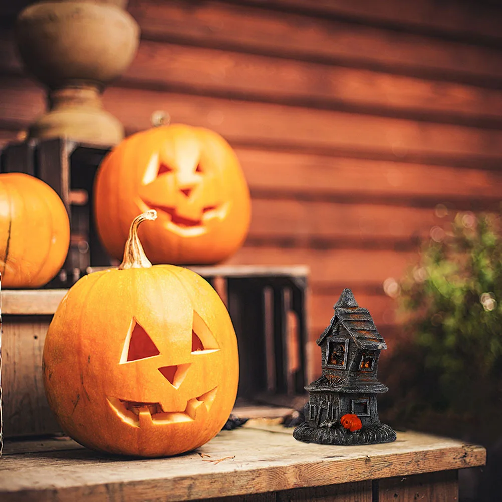 2Pcs Halloween Haunted House Ornaments Mini Resin LED Light Halloween Decoration Home Pumpkin Ghost Party Layout
2Pcs Halloween Haunted House Ornaments Mini Resin LED Light Halloween Decoration Home Pumpkin Ghost Party Layout
