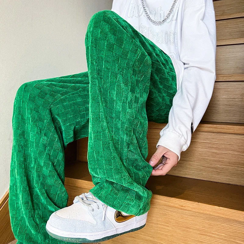 Men's Spring Autumn Thin Plaid Casual Pants Loose Straight Leg Spor Wide Leg Euro Cotton Velvet Breathable Comfortable
Men's Spring Autumn Thin Plaid Casual Pants Loose Straight Leg Spor Wide Leg Euro Cotton Velvet Breathable Comfortable