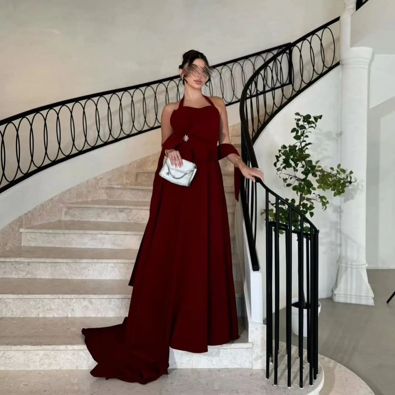 Adeli Elegant Red Halter Neck Prom Gown Women 3D Flowers Beads Evening Dress Floor Length Special Occasion Dresses customized
Adeli Elegant Red Halter Neck Prom Gown Women 3D Flowers Beads Evening Dress Floor Length Special Occasion Dresses customized