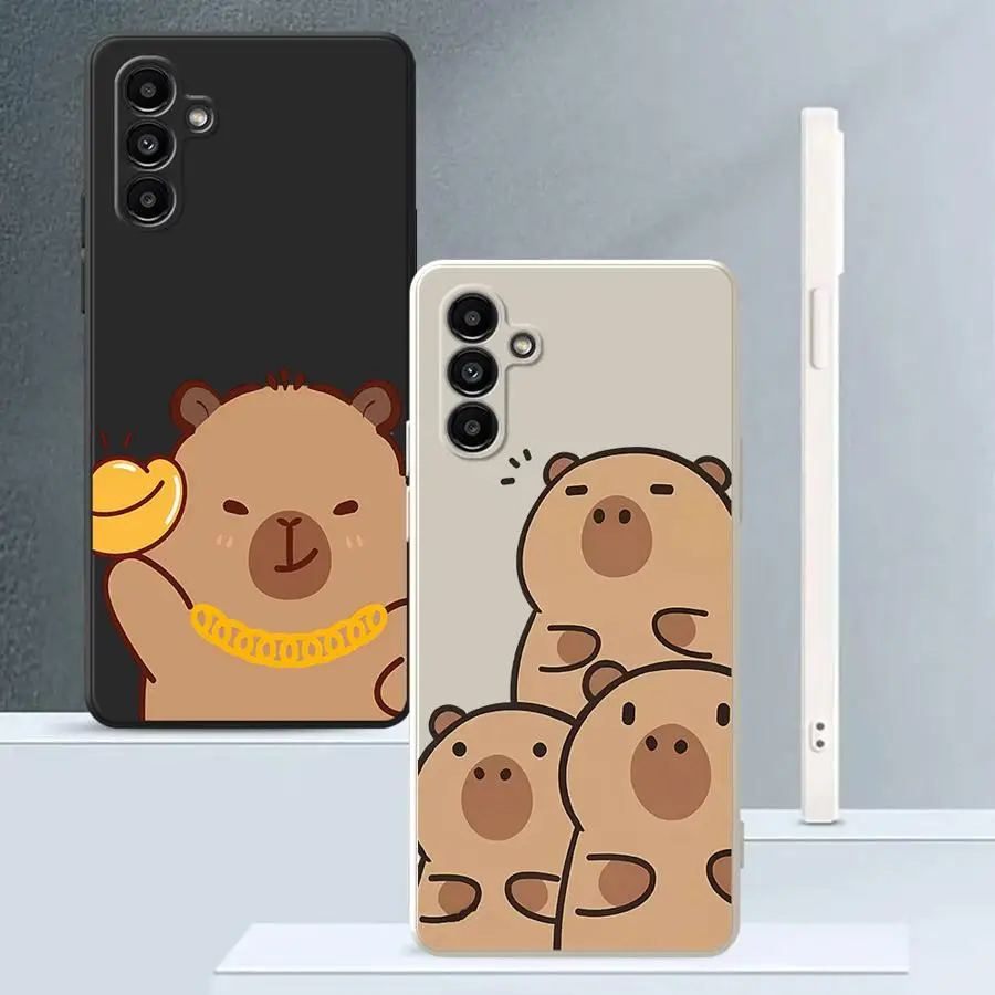 Cartoon Cute Capybara Phone Case for Samsung Galaxy A13 A14 A16 A34 A36 A26 A51 A15 A11 A12 A35 A24 A22 A52 Soft Cover
Cartoon Cute Capybara Phone Case for Samsung Galaxy A13 A14 A16 A34 A36 A26 A51 A15 A11 A12 A35 A24 A22 A52 Soft Cover