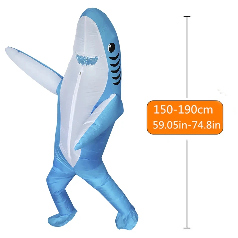 ✠2026✠ 2 Sizes, Cute Unique Standing Shark Design Inflatable Suit, Halloween Christmas Play Inflatable Costume Props✠
✠2026✠ 2 Sizes, Cute Unique Standing Shark Design Inflatable Suit, Halloween Christmas Play Inflatable Costume Props✠