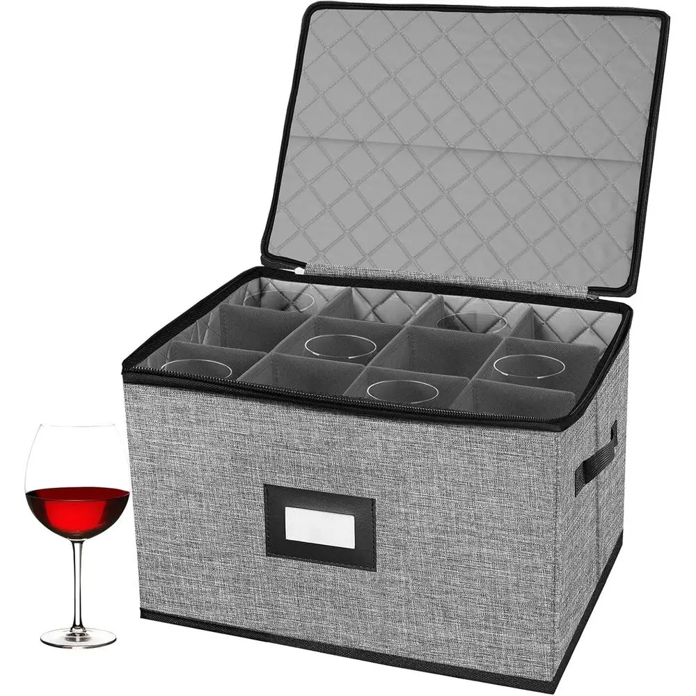Штабелируемая стеганая коробка для хранения бокалов для вина — передвижные контейнеры с твердым корпусом для организованных предметов домашнего обихода
Штабелируемая стеганая коробка для хранения бокалов для вина — передвижные контейнеры с твердым корпусом для организованных предметов домашнего обихода