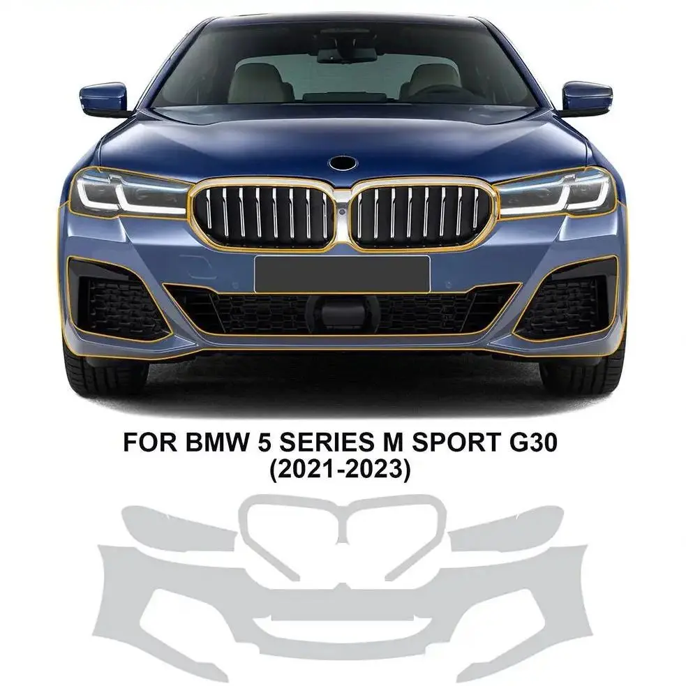 For BMW 5 Series M Sport G30 2021-2023 TPU Paint Protection Film Self-Healing Clear Bra Pre-cut PPF Body Anti-Scratch Resistant
For BMW 5 Series M Sport G30 2021-2023 TPU Paint Protection Film Self-Healing Clear Bra Pre-cut PPF Body Anti-Scratch Resistant
