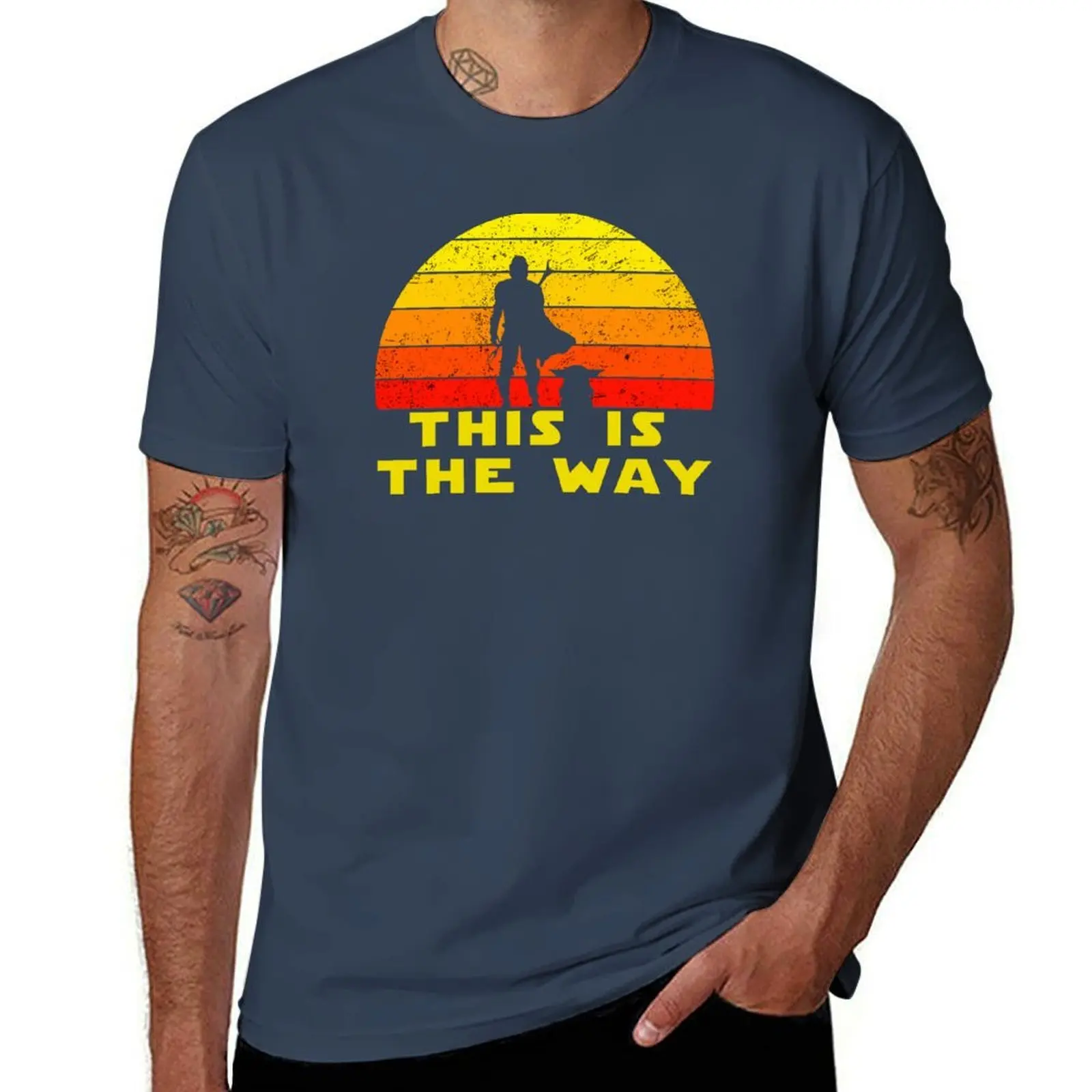 Mando Retro This is The Way ( variant ) T-Shirt Big Size Crew Neck T-Shirt
Mando Retro This is The Way ( variant ) T-Shirt Big Size Crew Neck T-Shirt