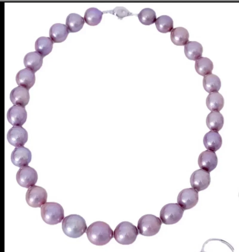 Luxury Natural 17"14-20mm Genuine Purple Lavender Unclear Pearl Necklace Women Jewelry Wedding Party Gift 925 Sterling Silver 86
Luxury Natural 17"14-20mm Genuine Purple Lavender Unclear Pearl Necklace Women Jewelry Wedding Party Gift 925 Sterling Silver 86