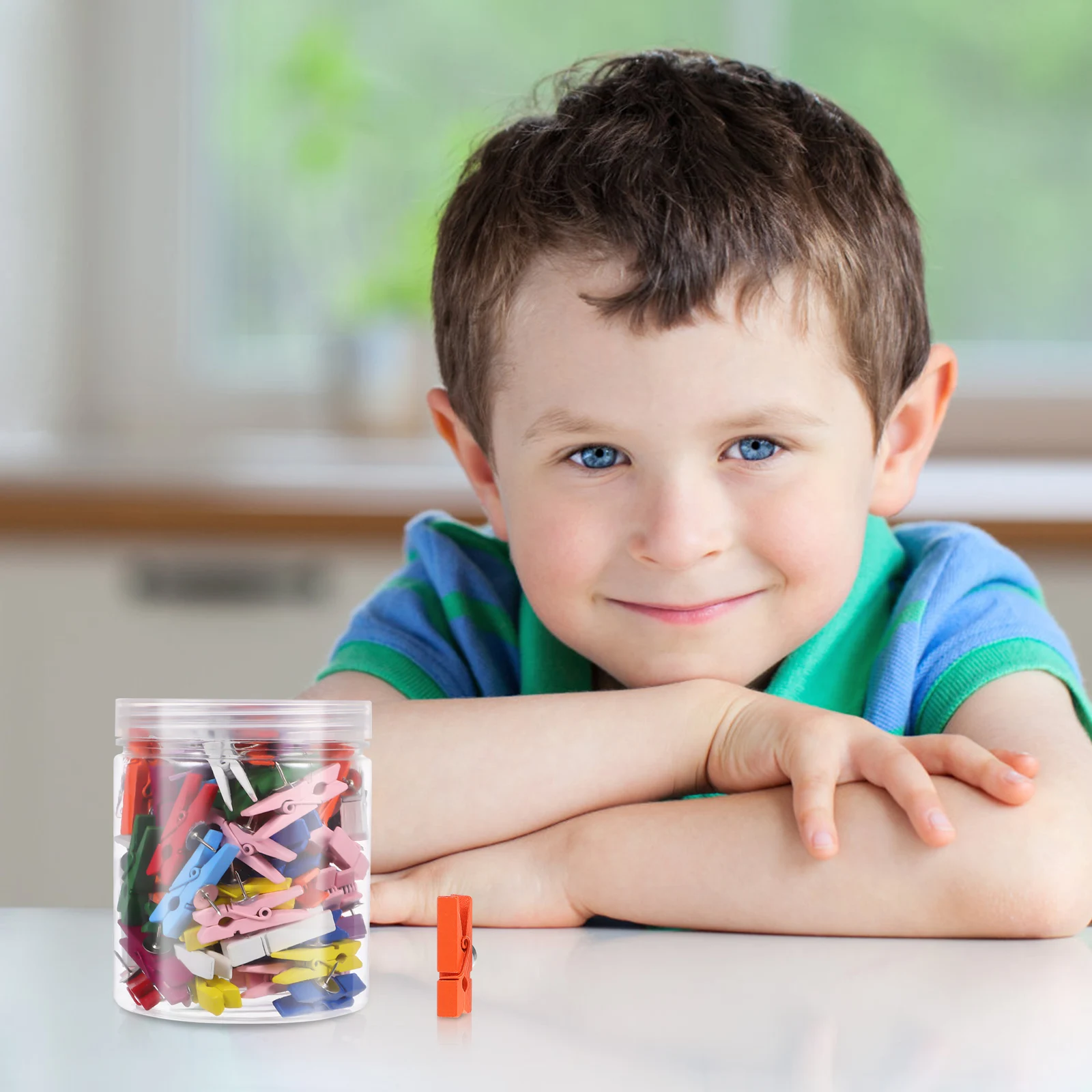 100Pcs Push Tacks Wooden Clips Thumb Tacks Colorful Cork Board Photo Notes Craft Office Use Wooden Clips Pegs Pushpins
100Pcs Push Tacks Wooden Clips Thumb Tacks Colorful Cork Board Photo Notes Craft Office Use Wooden Clips Pegs Pushpins