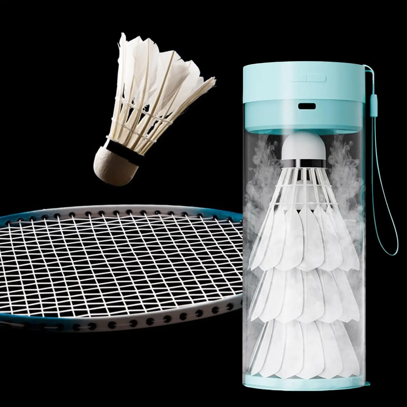Portable Badminton Shuttlecock Steamer & Humidifier with 150mAh Battery Fast Moisturizing in 3 Mins Lightweight Sports Accessory
Portable Badminton Shuttlecock Steamer & Humidifier with 150mAh Battery Fast Moisturizing in 3 Mins Lightweight Sports Accessory