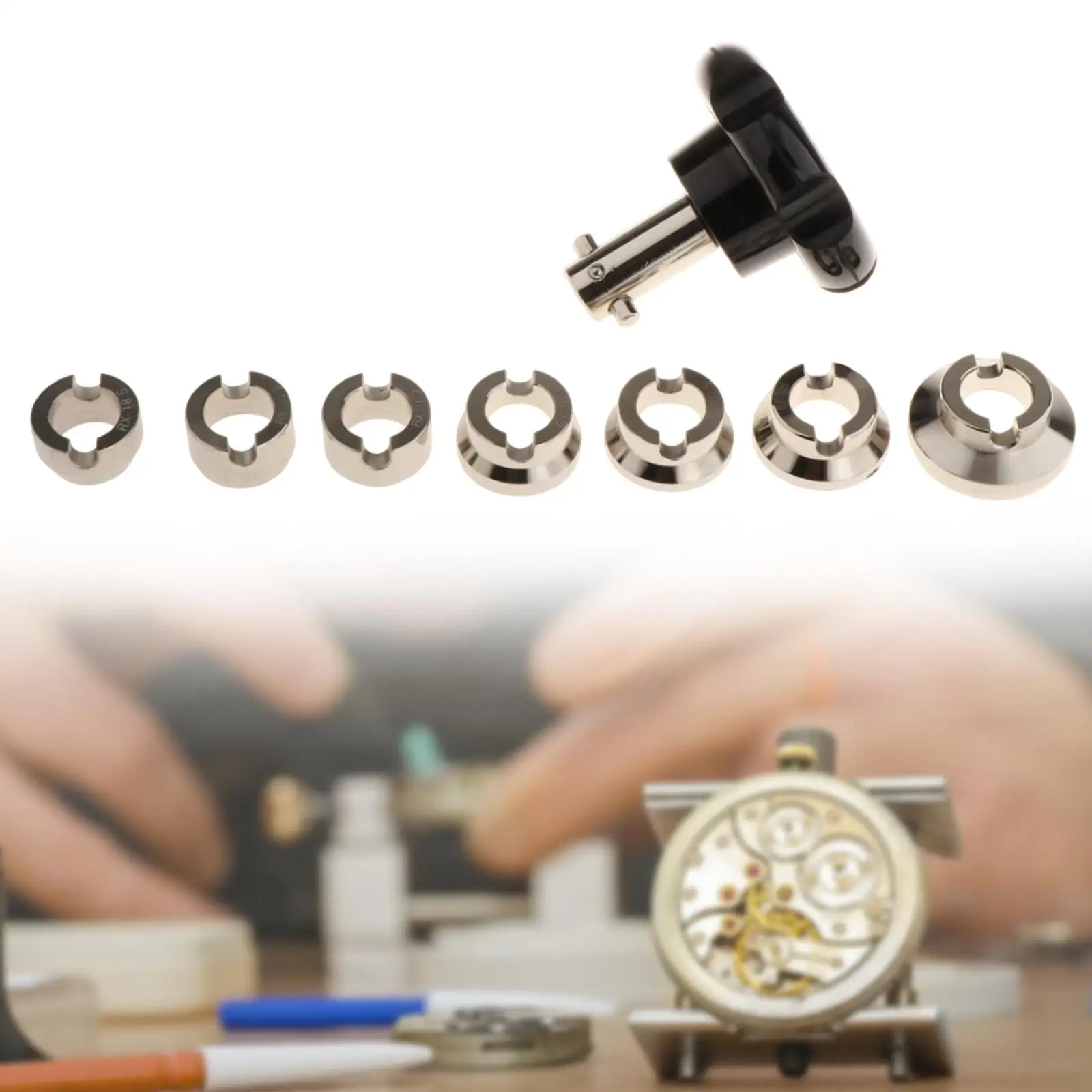 Watch Back Case Opener Portable with 7 Dies for Opening Adults Repairing
Watch Back Case Opener Portable with 7 Dies for Opening Adults Repairing