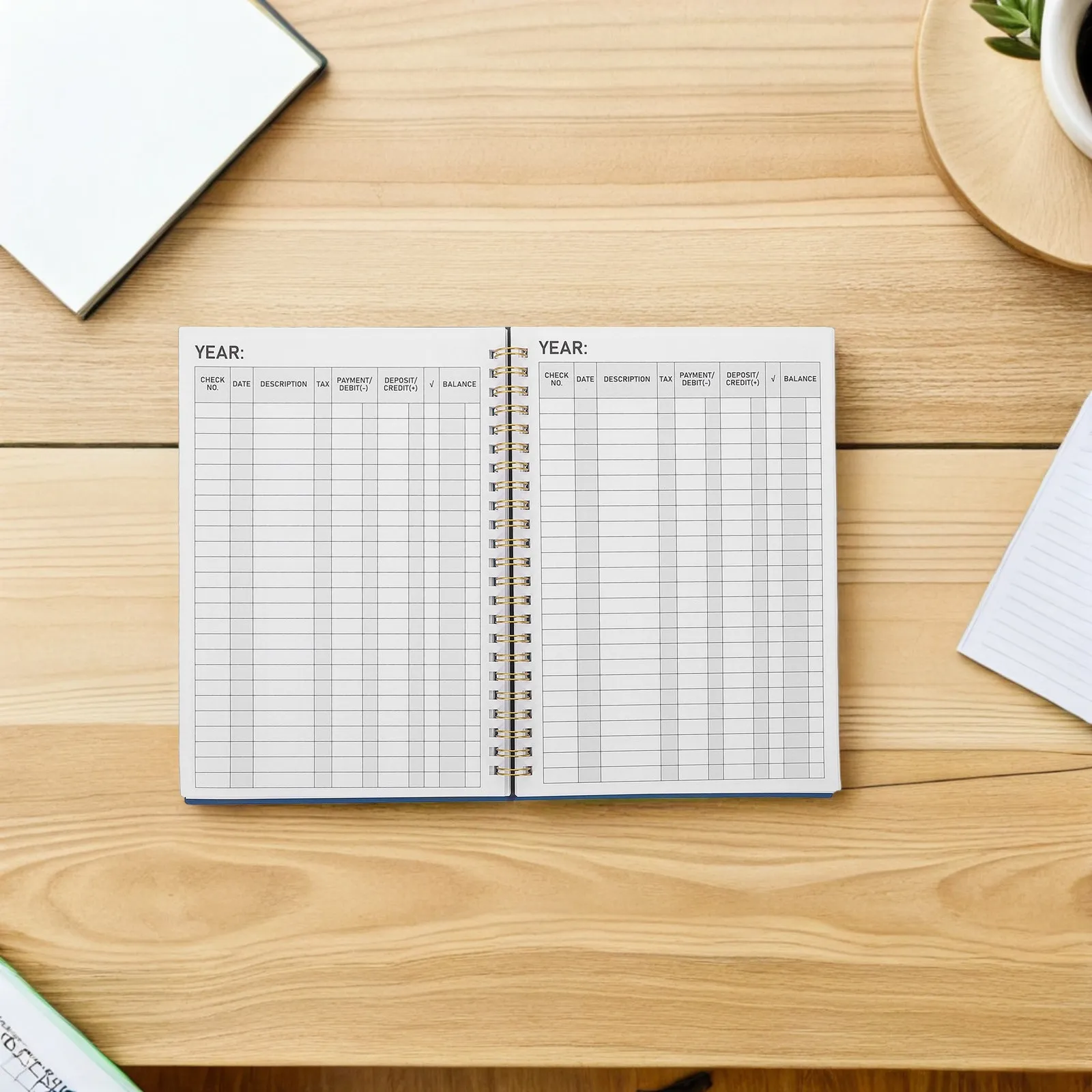 Accounting Ledger Book Spiral Bound 8.5x6 Expense Tracker Notebook Personal Finance Log Journal Small Business Home Budget
Accounting Ledger Book Spiral Bound 8.5x6 Expense Tracker Notebook Personal Finance Log Journal Small Business Home Budget