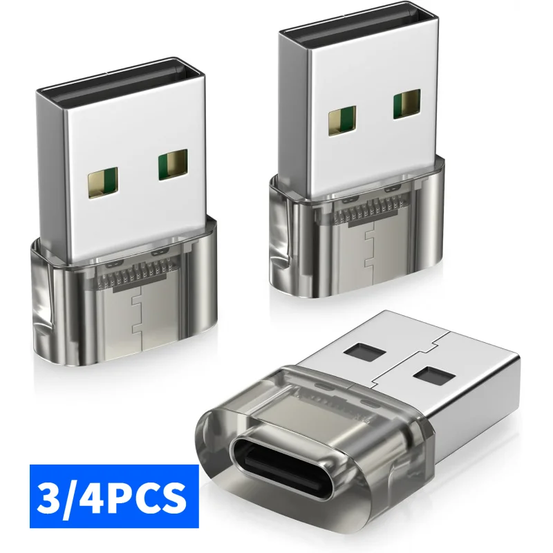 USB to USB C Adapter for CarPlay Transparent Type C Female to A Male Car Charger USBC Converter for Samsung S25 iPhone 16 15 Pro
USB to USB C Adapter for CarPlay Transparent Type C Female to A Male Car Charger USBC Converter for Samsung S25 iPhone 16 15 Pro