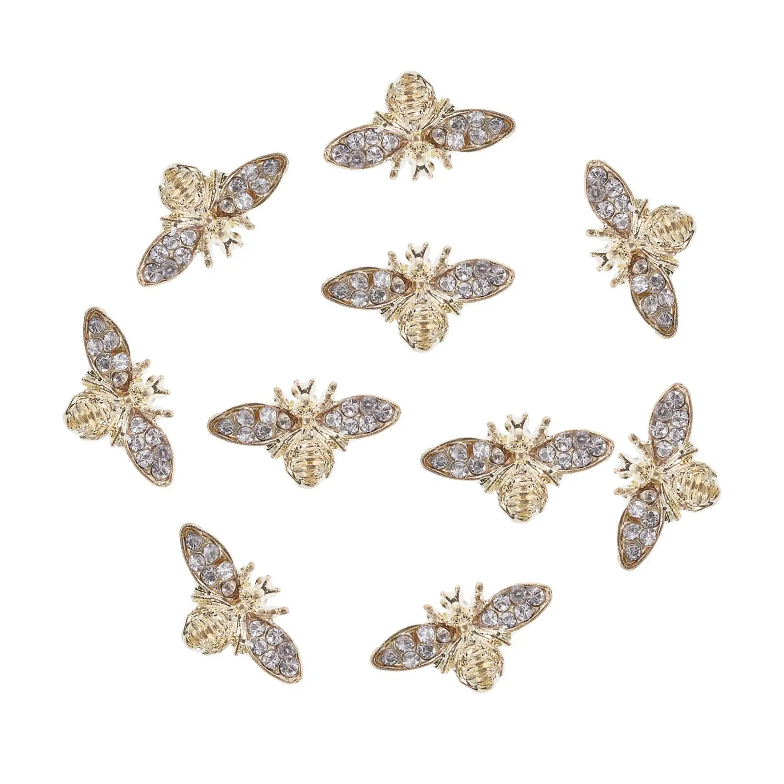 10 Pcs Alloy Nail Charms Bee Shape Decorations for Nails Manicure DIY Ornaments Body Accessories Nail Decorations
10 Pcs Alloy Nail Charms Bee Shape Decorations for Nails Manicure DIY Ornaments Body Accessories Nail Decorations