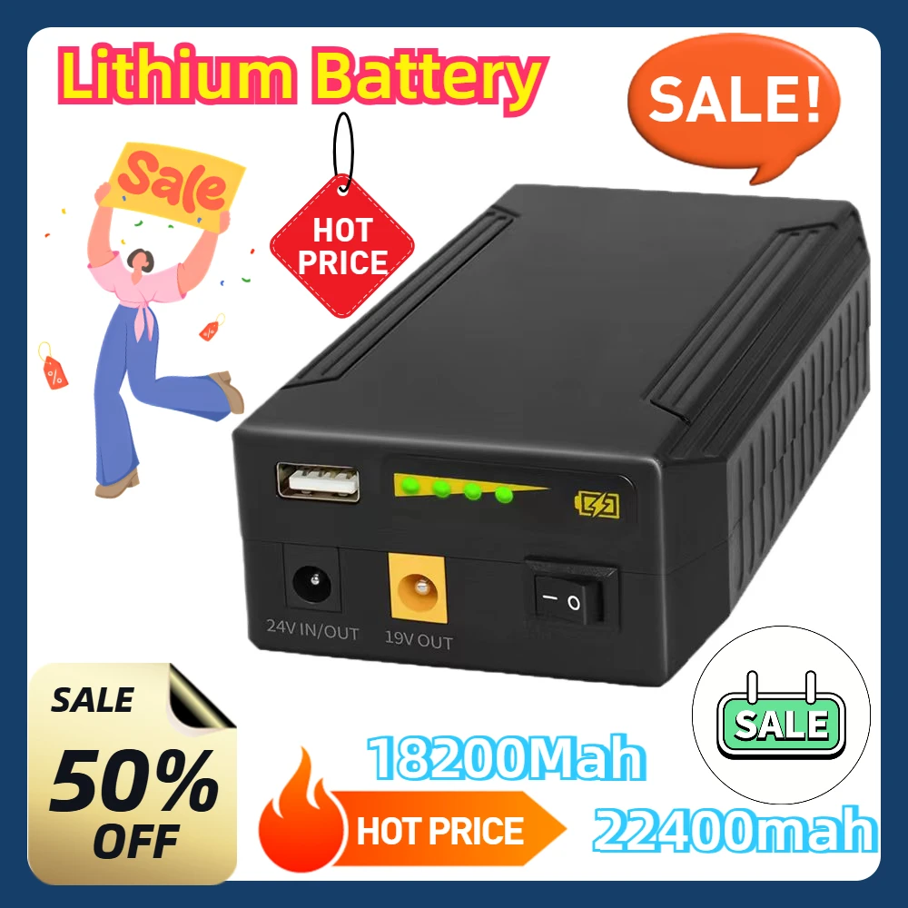 Auxiliary Large Capacity 18650 Power Bank 22400mah Power Bank 12V 24V Battery Rechargeable Lithium Battery 18200Mah
Auxiliary Large Capacity 18650 Power Bank 22400mah Power Bank 12V 24V Battery Rechargeable Lithium Battery 18200Mah
