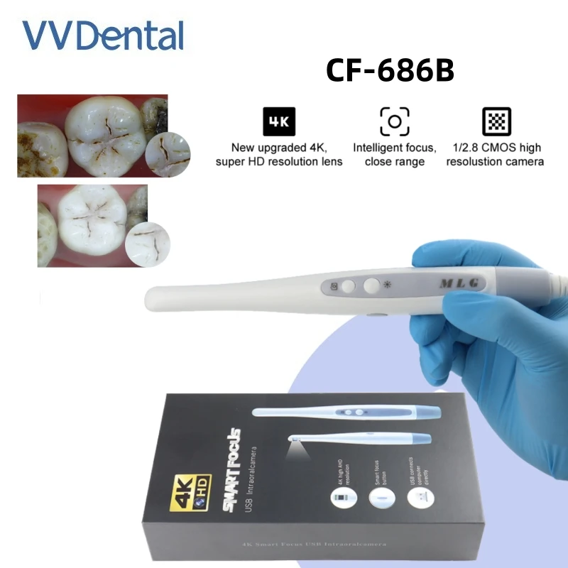 VV Dental USB Type Oral HD Digital Real-time Camera With 8 LED Light High Resolution for Oral Inspection
VV Dental USB Type Oral HD Digital Real-time Camera With 8 LED Light High Resolution for Oral Inspection