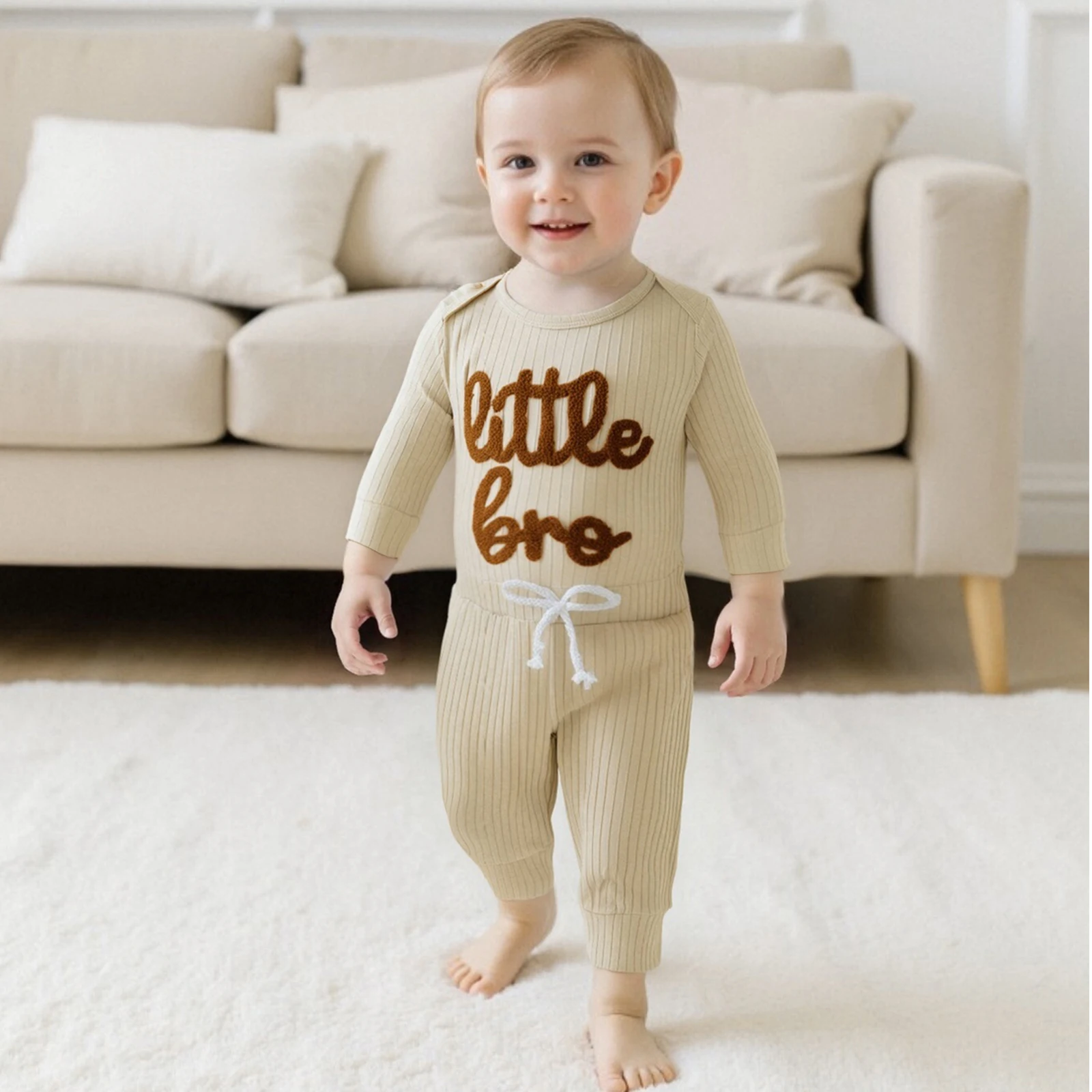 Baby Boy Fall Clothes Letter Embroidery Long Sleeve Romper Solid Long Pants Clothing Set 2Pcs Outfit
Baby Boy Fall Clothes Letter Embroidery Long Sleeve Romper Solid Long Pants Clothing Set 2Pcs Outfit