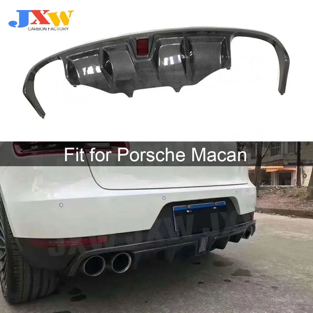 Carbon Fiber Rear Bumper Lip Diffuser With LED Lamp For Porsche Macan 2014 -2018 FRP Back Hugger spoiler Car Styling
Carbon Fiber Rear Bumper Lip Diffuser With LED Lamp For Porsche Macan 2014 -2018 FRP Back Hugger spoiler Car Styling