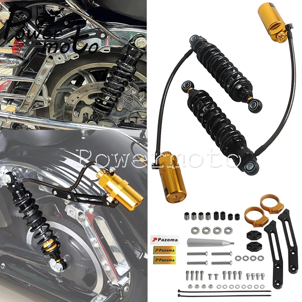 For Harley Touring CVO Street Electra Glide Ultra Road King Motorcycle Rear Suspension Adjustable Spring Hydraulic Shocks 2014-
For Harley Touring CVO Street Electra Glide Ultra Road King Motorcycle Rear Suspension Adjustable Spring Hydraulic Shocks 2014-