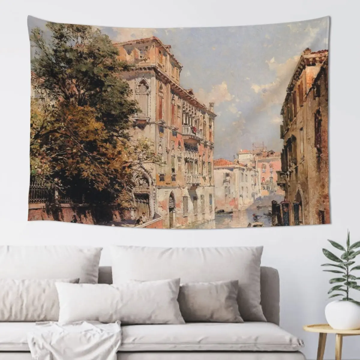 A View in Venice, Rio S. Marina - Franz Richard Unterberger Tapestry Aesthetic Decoration Wallpaper Tapestry
A View in Venice, Rio S. Marina - Franz Richard Unterberger Tapestry Aesthetic Decoration Wallpaper Tapestry