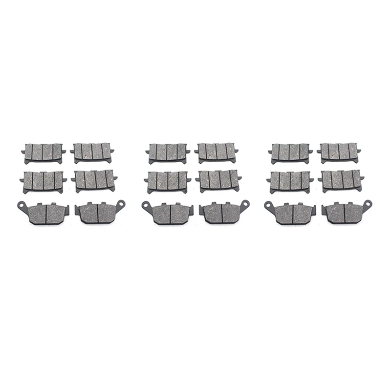 3X Motorcycle Front And Rear Brake Pads For Honda Xadv 750 X-Adv ADV750 2017-2021 CBR650R CB650R 2019-2021
3X Motorcycle Front And Rear Brake Pads For Honda Xadv 750 X-Adv ADV750 2017-2021 CBR650R CB650R 2019-2021