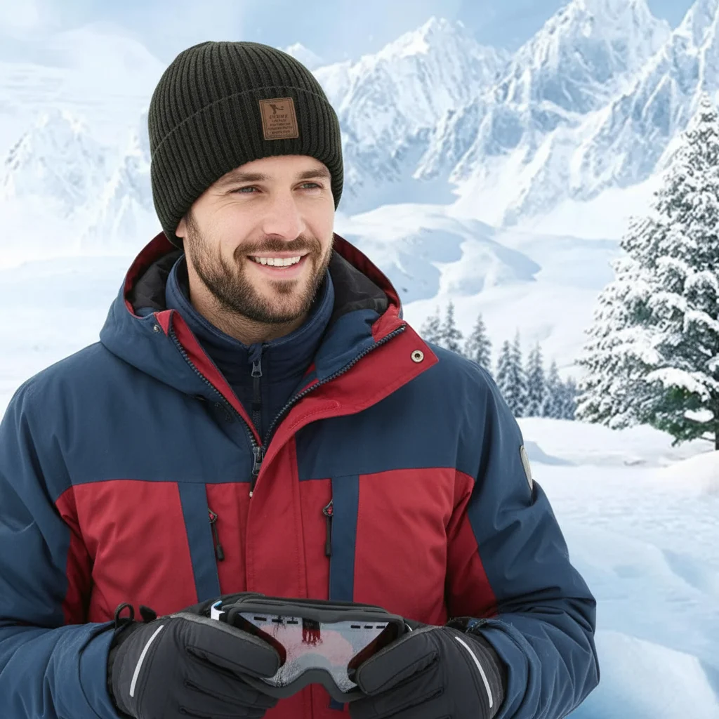 Winter Soft Knitted Hat Fleece-Lined Windproof Beanies Hat Warm Thick Ear Protection Cap Men
Winter Soft Knitted Hat Fleece-Lined Windproof Beanies Hat Warm Thick Ear Protection Cap Men