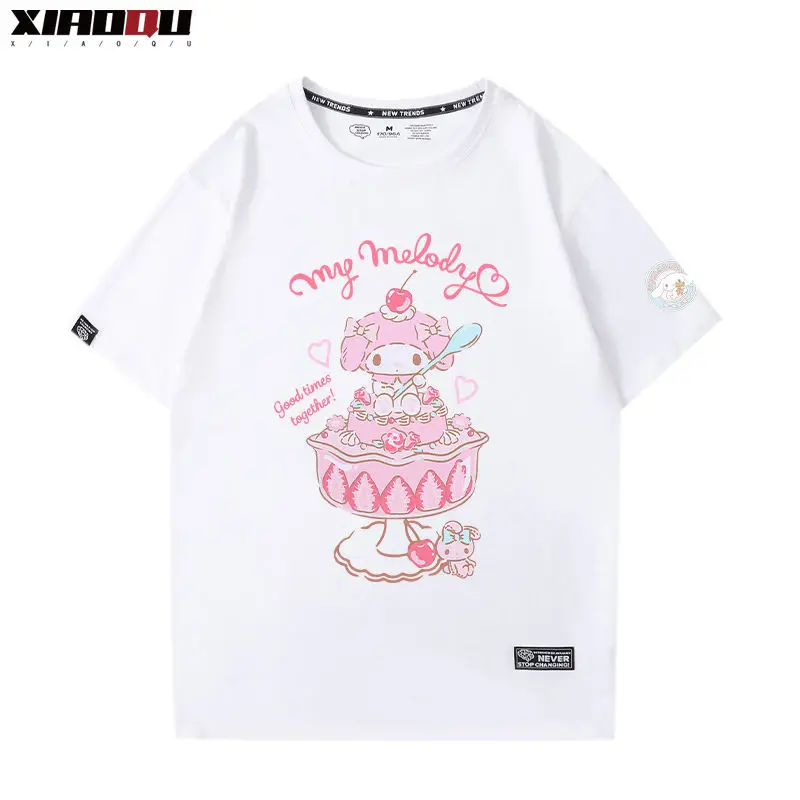 Littletwinstars Cotton T-Shirt Sanriol Fashion Couple Outfit Hello Kitty Round Neck Short Sleeve Cartoon Girl Student Cute
Littletwinstars Cotton T-Shirt Sanriol Fashion Couple Outfit Hello Kitty Round Neck Short Sleeve Cartoon Girl Student Cute