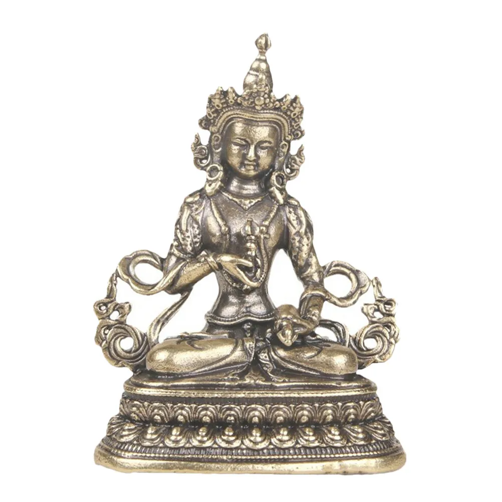 Retro Brass Buddha Statue Desktop Decoration Exquisite Handcrafted Sculpture for Home Office Temple Space Saving Flat Bottom
Retro Brass Buddha Statue Desktop Decoration Exquisite Handcrafted Sculpture for Home Office Temple Space Saving Flat Bottom