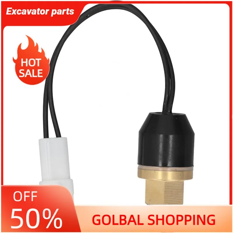 Oil Pressure Sensor Replacement for SH200 SH120 Excavator 2 Pin Brass Pressure Transducer High Sensing Accuracy Excavator Hydrau
Oil Pressure Sensor Replacement for SH200 SH120 Excavator 2 Pin Brass Pressure Transducer High Sensing Accuracy Excavator Hydrau
