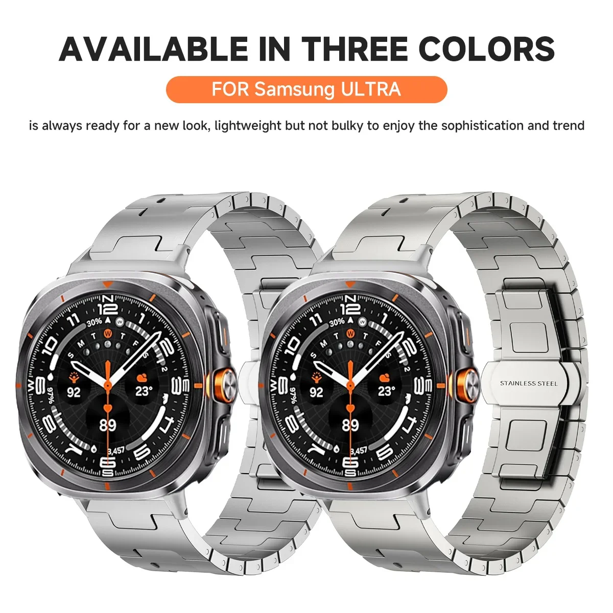 Титановый ремешок для Samsung Galaxy Watch 8/8, классический мужской браслет, роскошный металлический ремешок для Samsung Ultra 2025 Galaxy Ultra 47 Correa
Титановый ремешок для Samsung Galaxy Watch 8/8, классический мужской браслет, роскошный металлический ремешок для Samsung Ultra 2025 Galaxy Ultra 47 Correa