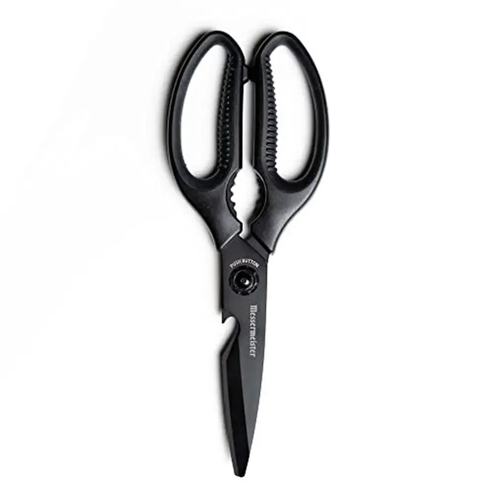 9-Inch Stainless Steel Kitchen Shears with Nut Cracker & Bottle Opener High Carbon Blades Soft-Grip Handles Precision-Milled
9-Inch Stainless Steel Kitchen Shears with Nut Cracker & Bottle Opener High Carbon Blades Soft-Grip Handles Precision-Milled
