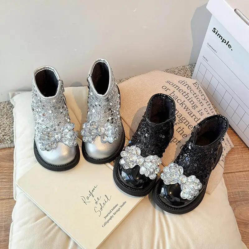 Fashion Children S Boots Fashion Children S Shoe Girls Boots 2025 Autumn Winter New Korean Style Crystal Princess Boots Big Kids
Fashion Children S Boots Fashion Children S Shoe Girls Boots 2025 Autumn Winter New Korean Style Crystal Princess Boots Big Kids