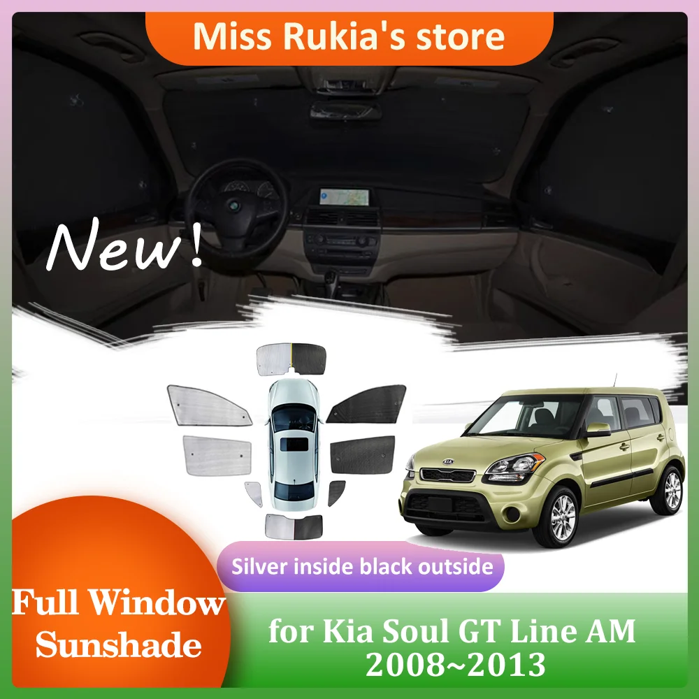 Car Sunshades Mat for Kia Soul GT Line AM 2008~2013 2009 Roof Windows Sun Visor Windshield Pad Curtain Sunroof Cover Accessories
Car Sunshades Mat for Kia Soul GT Line AM 2008~2013 2009 Roof Windows Sun Visor Windshield Pad Curtain Sunroof Cover Accessories