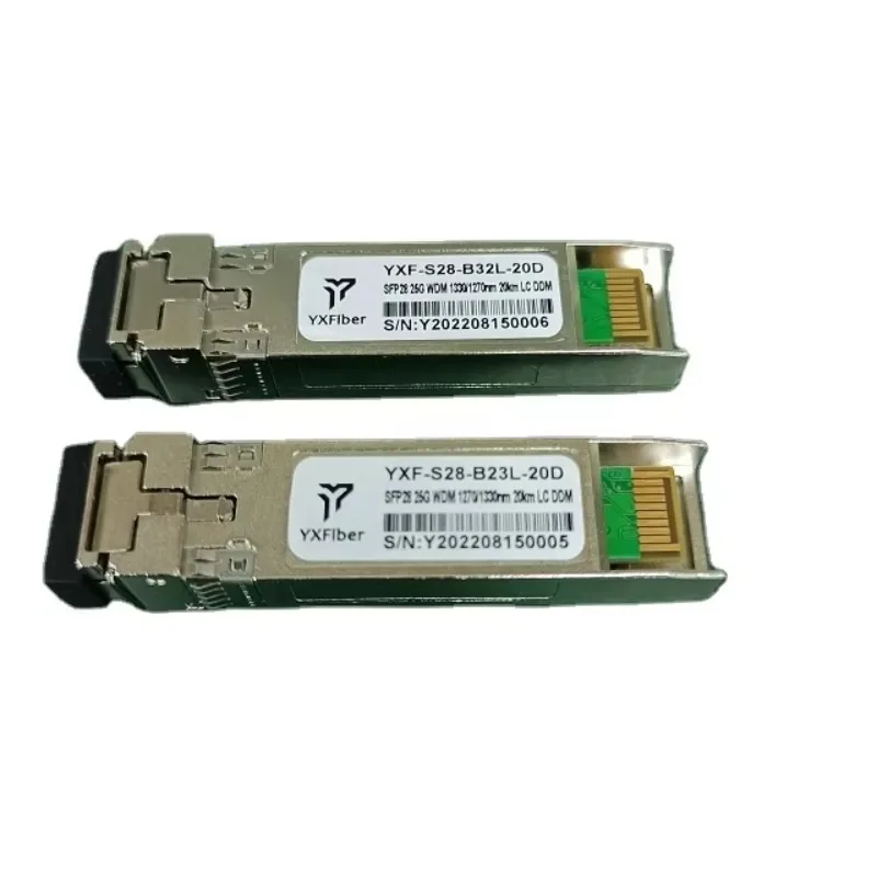 SFP28 25G ER 60km 1310nm LC SM Dual Fiber Optical Transceiver Module for 5G Wireless Base Station
SFP28 25G ER 60km 1310nm LC SM Dual Fiber Optical Transceiver Module for 5G Wireless Base Station