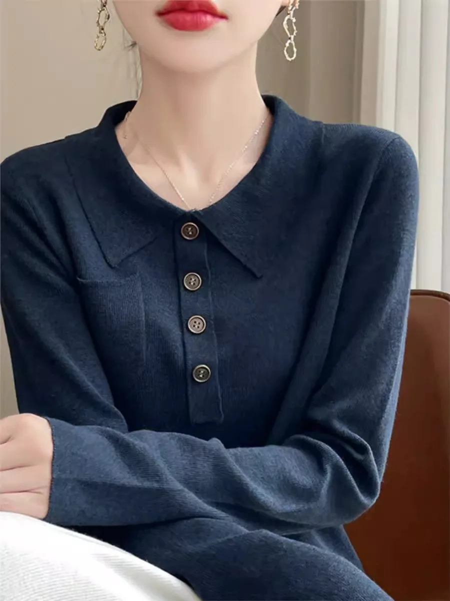 Свободный вязаный свитер с модным воротником премиум-класса, осень-зима, винтажный трикотаж, удобный крой
Свободный вязаный свитер с модным воротником премиум-класса, осень-зима, винтажный трикотаж, удобный крой