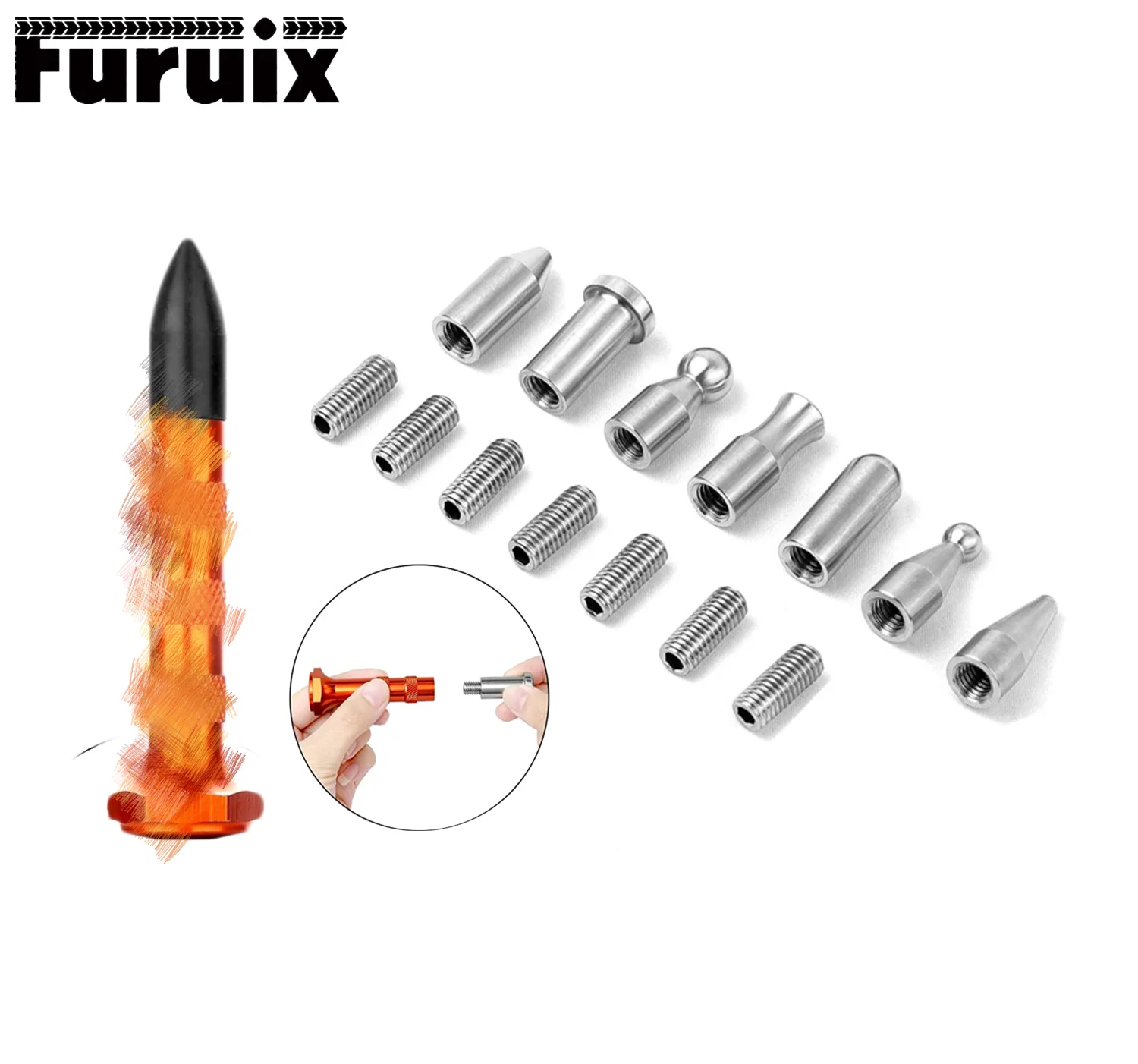 Paintless Dent Repair Kit Metal Tap Down Pen with 7 Heads Tips Dent Removal Tools
Paintless Dent Repair Kit Metal Tap Down Pen with 7 Heads Tips Dent Removal Tools