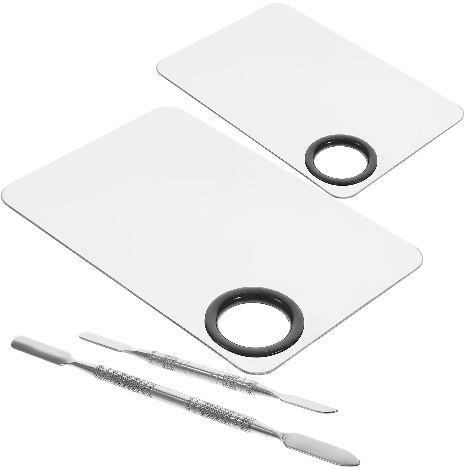 2 Set Tray Major Makeup Palette Plate for Foundation Stainless Steel Blending Manicures
2 Set Tray Major Makeup Palette Plate for Foundation Stainless Steel Blending Manicures