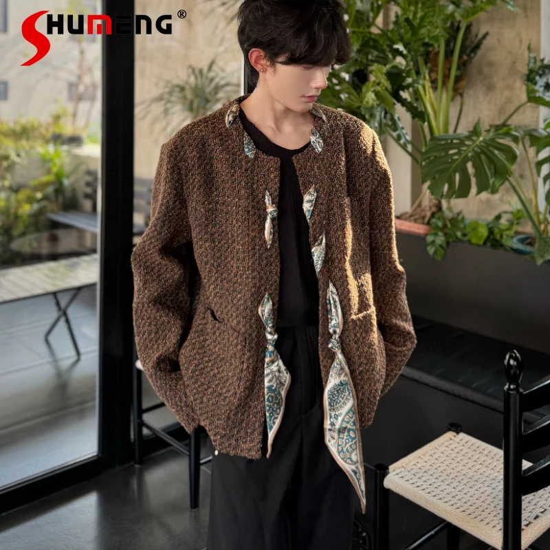 Мужские осенние новые дизайнерские пиджаки с шелковым шарфом 2024, легкие роскошные стеганые куртки на плечо, модные маленькие ароматные красивые пальто
Мужские осенние новые дизайнерские пиджаки с шелковым шарфом 2024, легкие роскошные стеганые куртки на плечо, модные маленькие ароматные красивые пальто