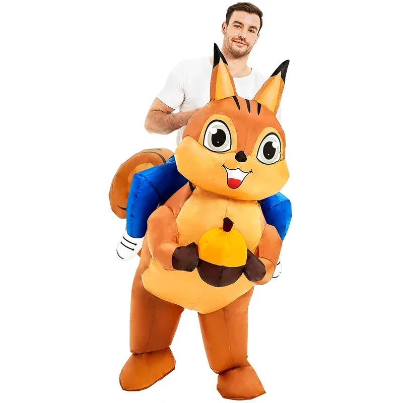 Squirrel Inflatable Costume Adult Funny Animals Blow Up Suits for Christmas Mascot Carnival Purim Cosplay Costume for Men Women
Squirrel Inflatable Costume Adult Funny Animals Blow Up Suits for Christmas Mascot Carnival Purim Cosplay Costume for Men Women
