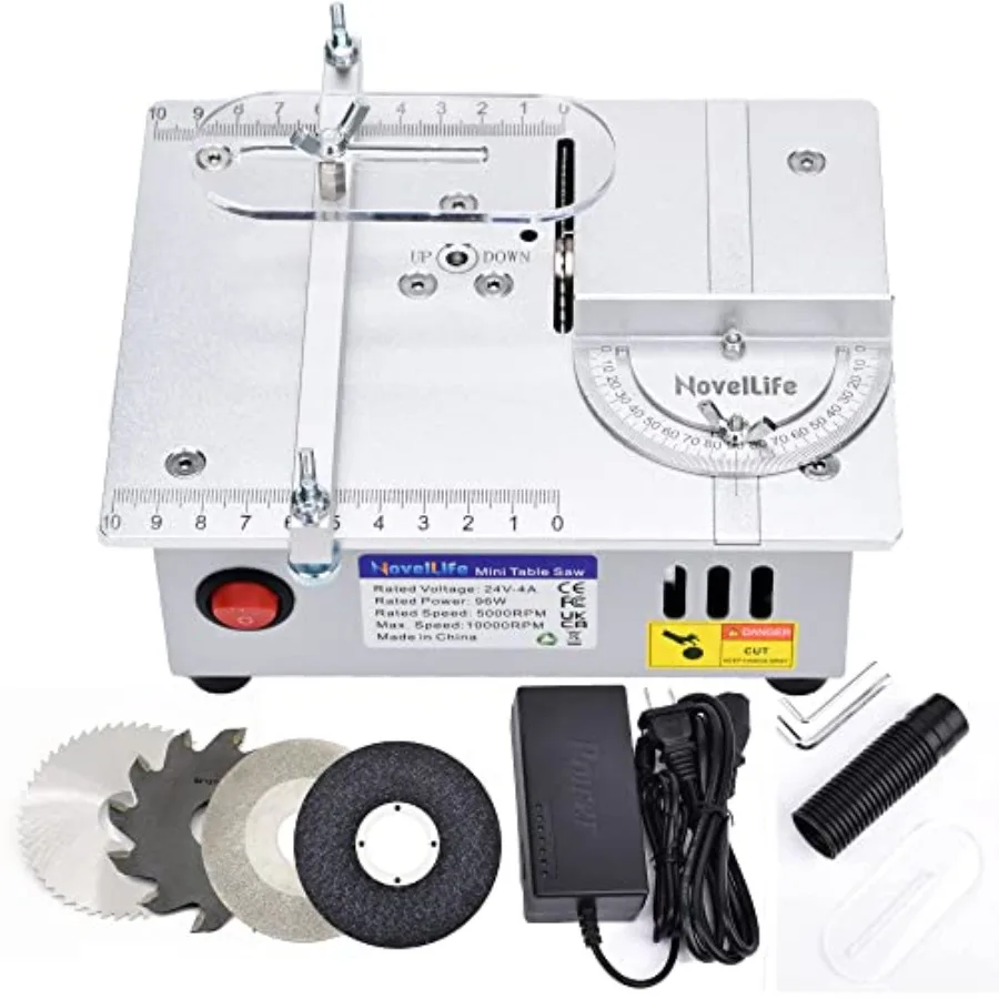 Mini Hobby Table Saw Handmade Woodworking Bench Saw DIY Model Crafts Cutting Tool with Adjustable Power Supply 63mm HSS Circula
Mini Hobby Table Saw Handmade Woodworking Bench Saw DIY Model Crafts Cutting Tool with Adjustable Power Supply 63mm HSS Circula
