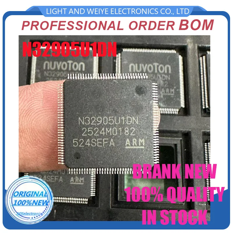 1PCS N32905U1DN LQFP-128 Kernel ARM926EJ-S chip
1PCS N32905U1DN LQFP-128 Kernel ARM926EJ-S chip