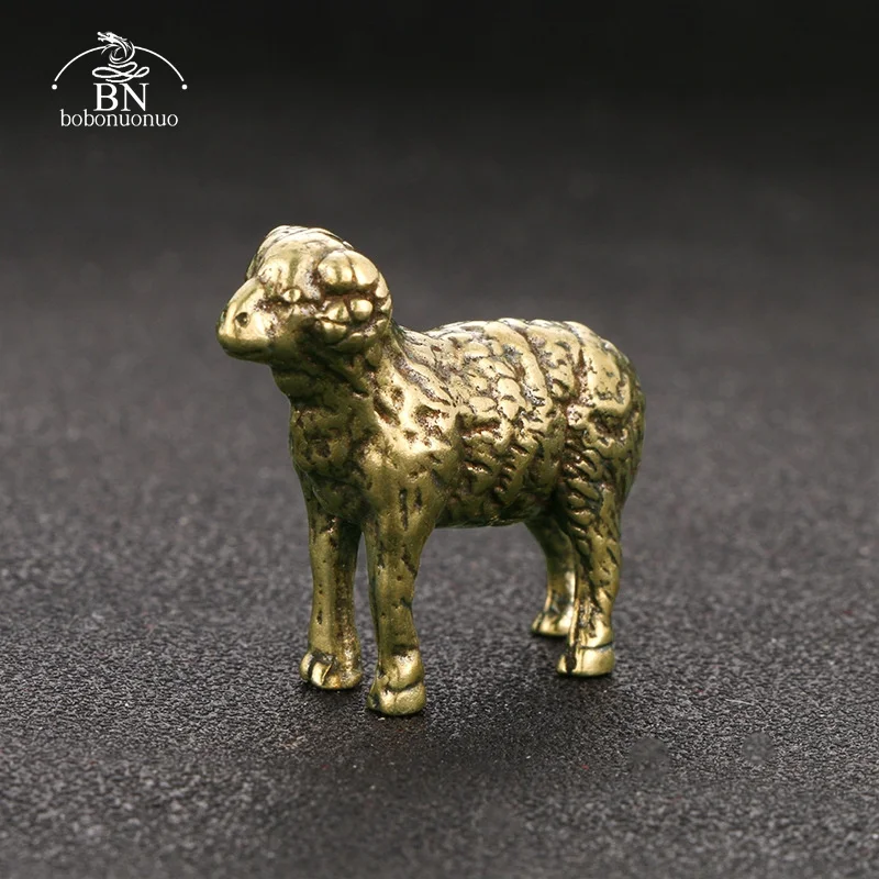 Vintage Brass Goat Figurine Miniature Desktop Ornament Zodiac Animal Sheep Small Statue Tea Pet Home Decoration Craft Collection 
Vintage Brass Goat Figurine Miniature Desktop Ornament Zodiac Animal Sheep Small Statue Tea Pet Home Decoration Craft Collection