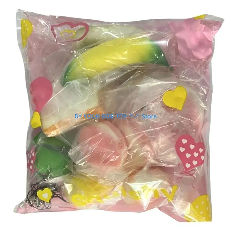 Stress Relief Toy for Adult Hand Squeeze Dessert Toy Anxiety Reduce Bread Toy Home Office Decors Kids Goodie Bag Fillers U6XE
Stress Relief Toy for Adult Hand Squeeze Dessert Toy Anxiety Reduce Bread Toy Home Office Decors Kids Goodie Bag Fillers U6XE