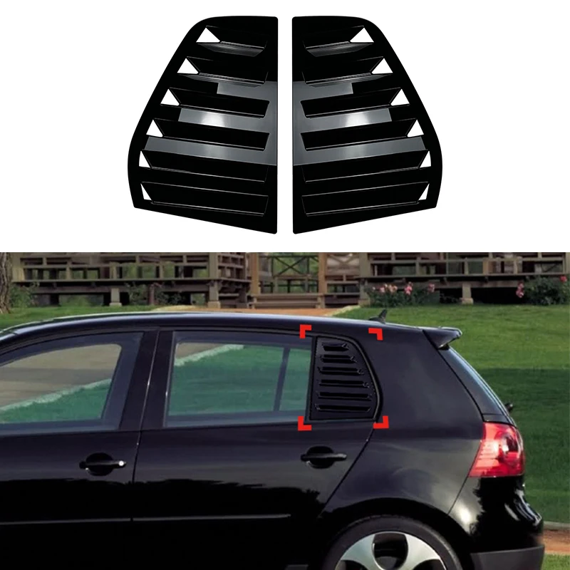 Glossy black/Carbon look Rear Triangle Window Shade Spoiler Bodykits For Volkswagen Golf 5 MK5 2003-2010
Glossy black/Carbon look Rear Triangle Window Shade Spoiler Bodykits For Volkswagen Golf 5 MK5 2003-2010