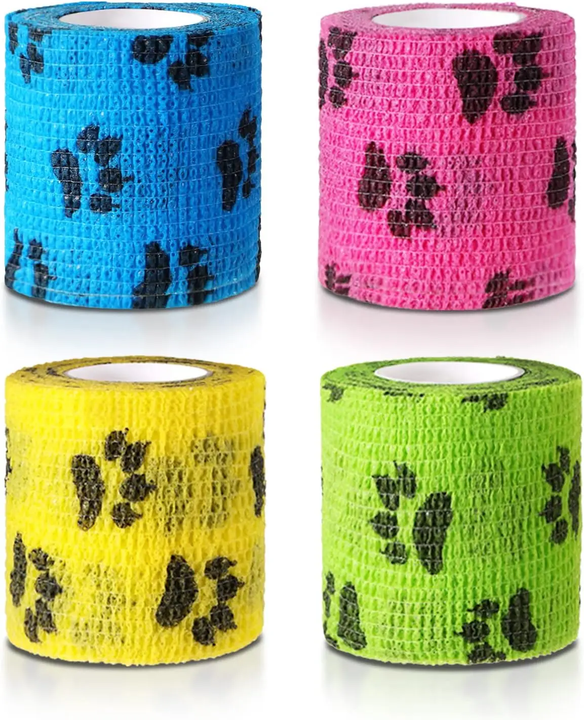 4 Rolls 5cmx4.5m Cohesive Tape, Elastic Cohesive Bandage, Non-Woven Self Adhesive Bandage for Finger, Wrist, Ankle, Pets
4 Rolls 5cmx4.5m Cohesive Tape, Elastic Cohesive Bandage, Non-Woven Self Adhesive Bandage for Finger, Wrist, Ankle, Pets