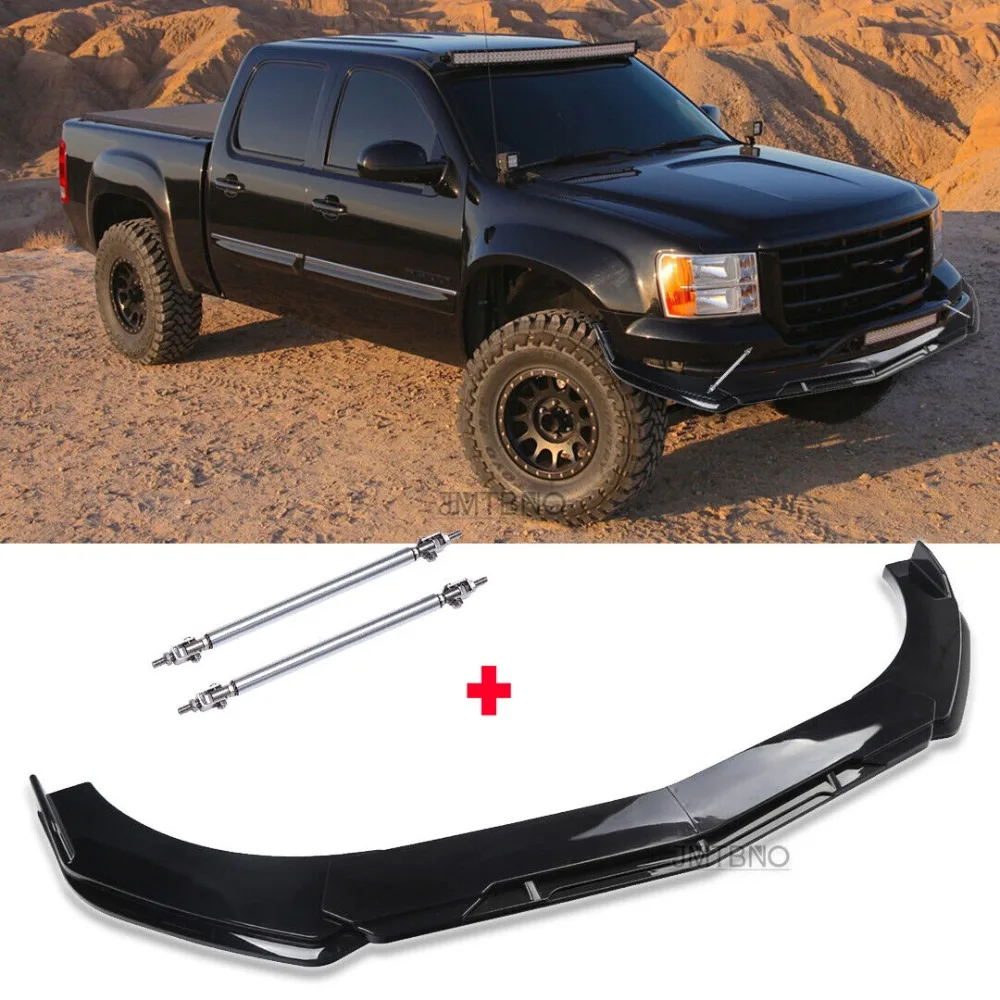 Front Bumper Lip Spoiler Splitter Glossy + Strut Rods For GMC Sierra 1500 Pickup United States
Front Bumper Lip Spoiler Splitter Glossy + Strut Rods For GMC Sierra 1500 Pickup United States