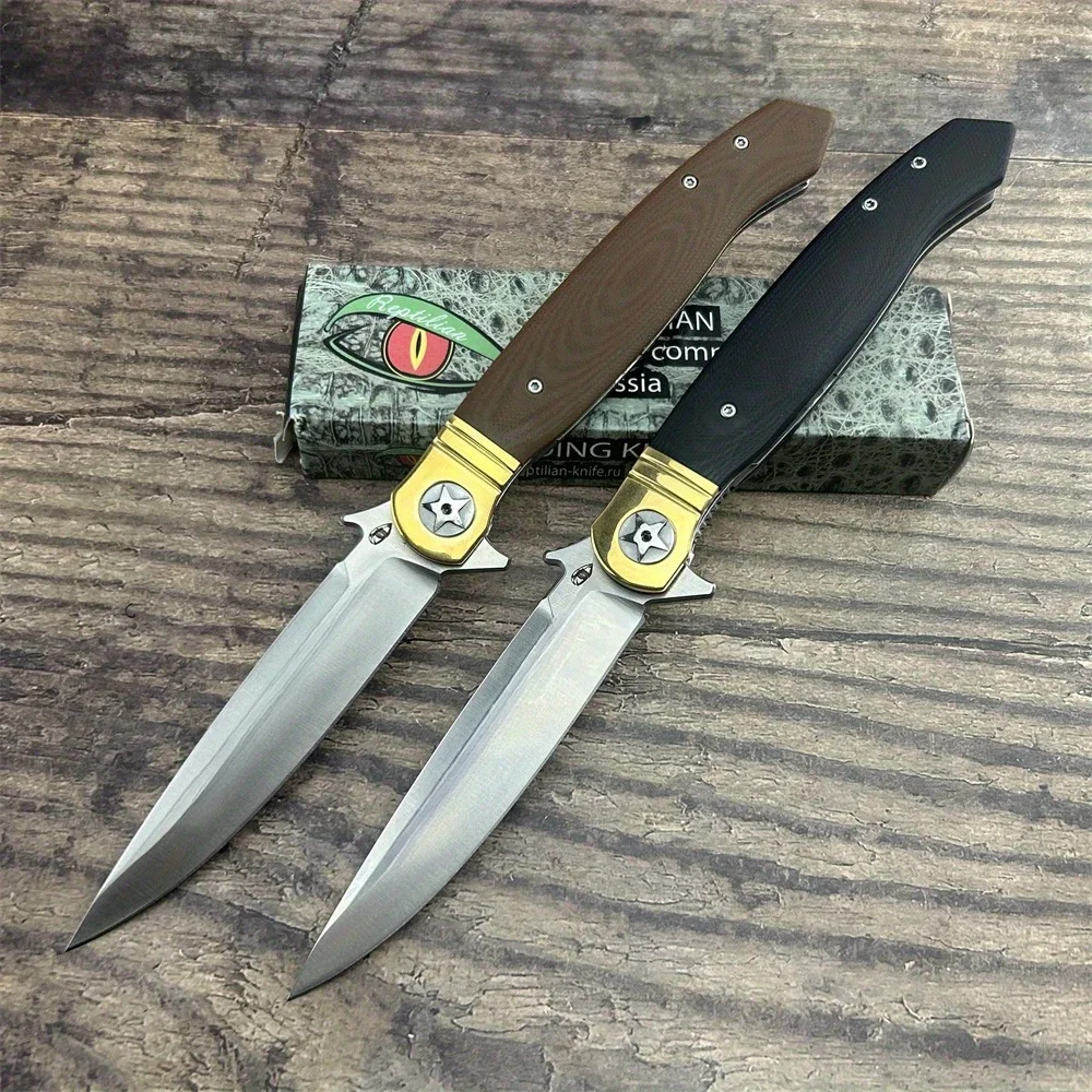 Russian Pocket Folding EDC Knife 440C Blade G10 Handle Outdoor Utility Self-defense Portable Durable Survival Camping EDC Tools
Russian Pocket Folding EDC Knife 440C Blade G10 Handle Outdoor Utility Self-defense Portable Durable Survival Camping EDC Tools