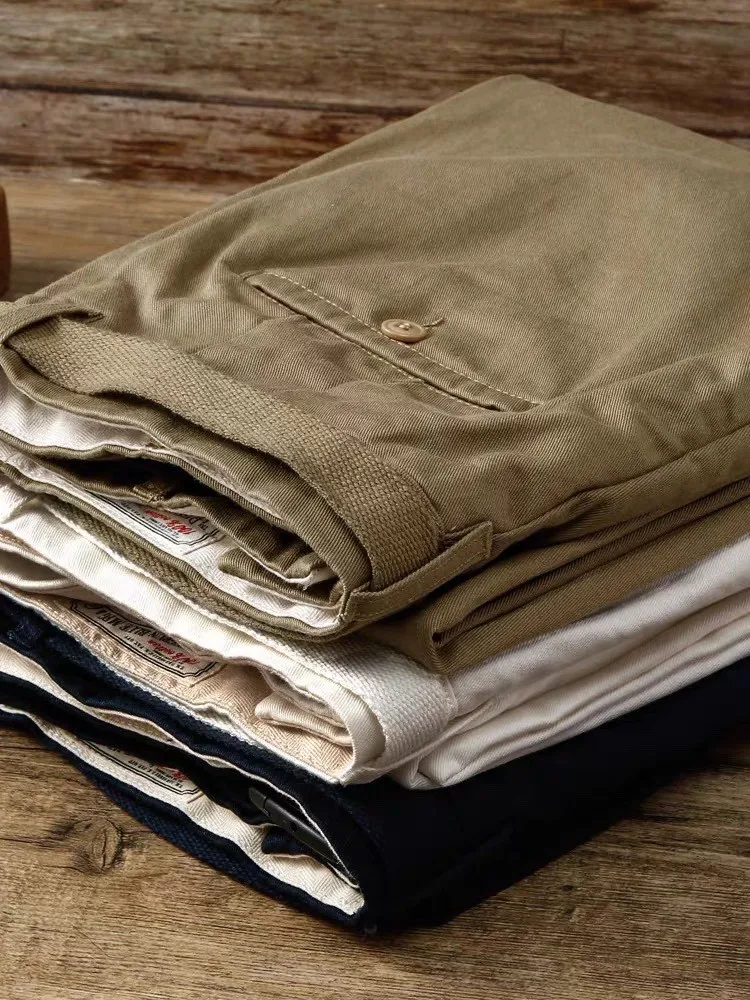 Sw2107 Spring Autumn Japan Style Casual Vintage High Quality Cotton Cargo Trousers Loose Solid Color Male Khaki Pants With Belt
Sw2107 Spring Autumn Japan Style Casual Vintage High Quality Cotton Cargo Trousers Loose Solid Color Male Khaki Pants With Belt