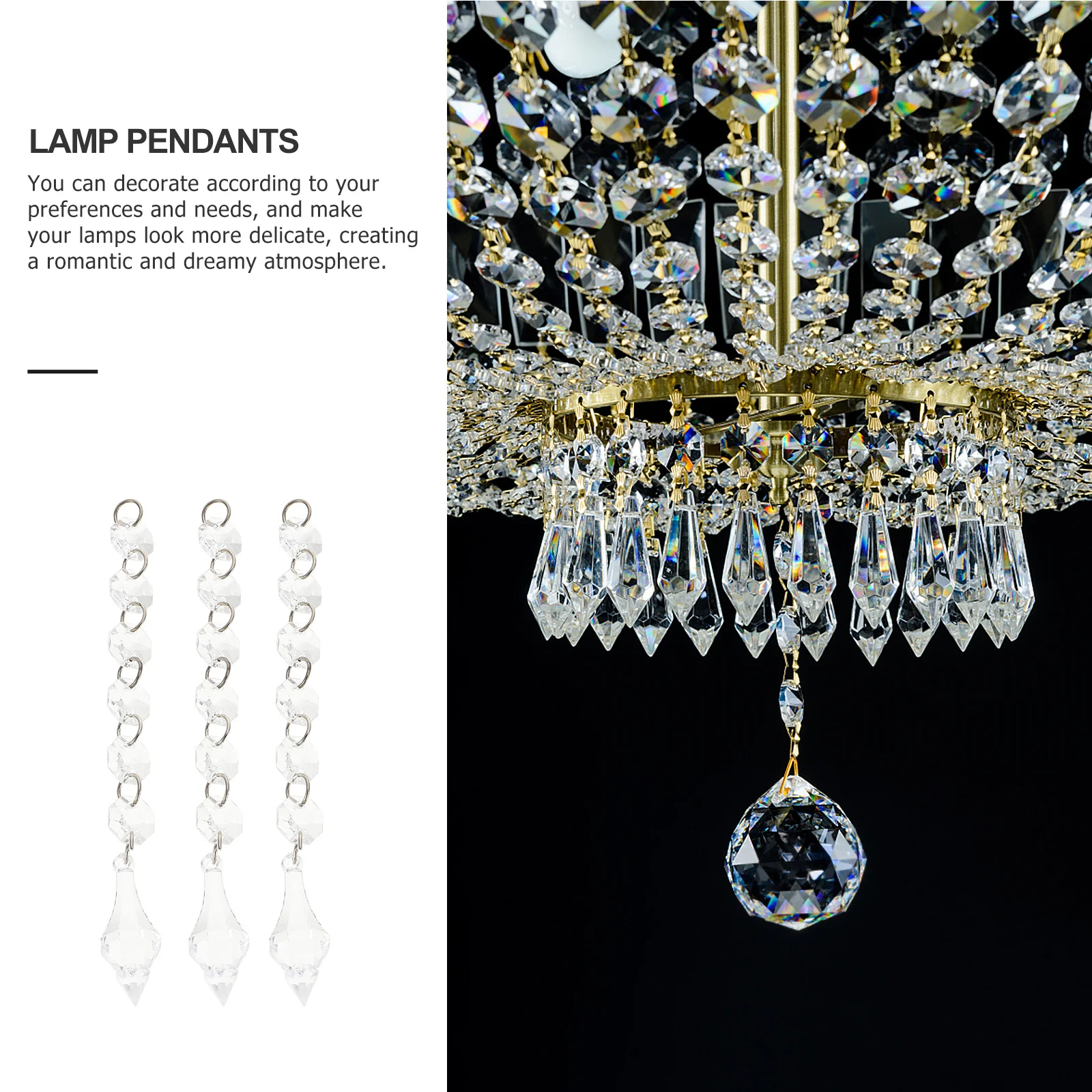 20Pcs Octagonal Crystal Drops Hanging Ornaments Clear Chandelier Beads Window Lamp Decorations DIY Parts Lamp Ornaments 
20Pcs Octagonal Crystal Drops Hanging Ornaments Clear Chandelier Beads Window Lamp Decorations DIY Parts Lamp Ornaments