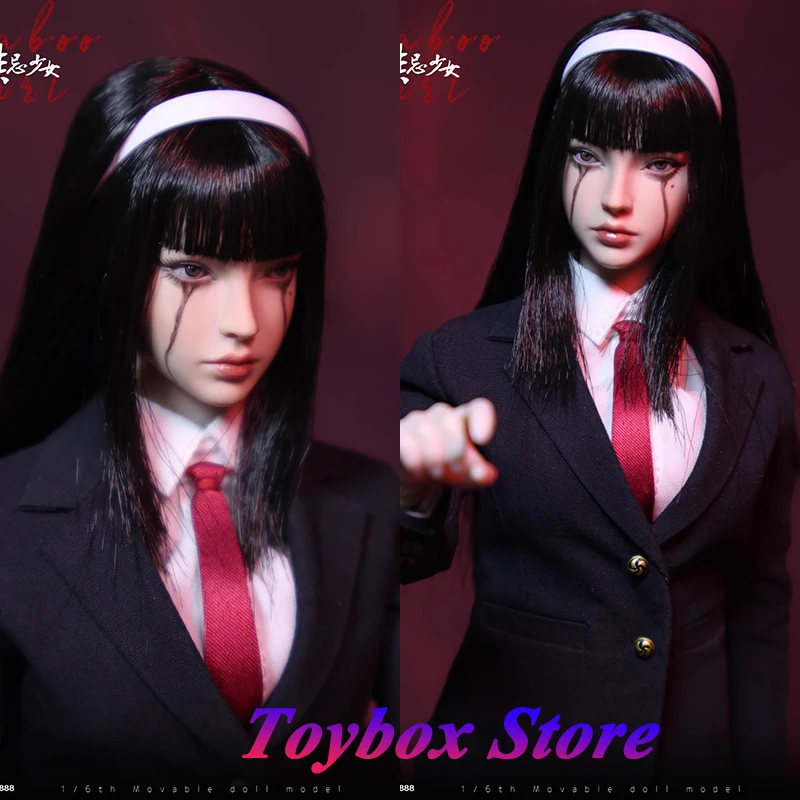 JKTOYS K-005 1/6 масштаб Taboo Girl Uniform Фигурка с подвижным глазом и двойной головкой, скульптурный дизайн, 12 дюймов, полный набор фигурок, коллекция
JKTOYS K-005 1/6 масштаб Taboo Girl Uniform Фигурка с подвижным глазом и двойной головкой, скульптурный дизайн, 12 дюймов, полный набор фигурок, коллекция